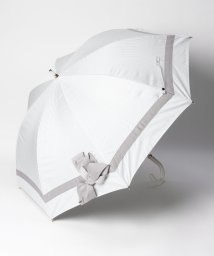 LANVIN en Bleu(umbrella)(ランバンオンブルー（傘）)/晴雨兼用日傘　ビジューリボン/ライトグレー