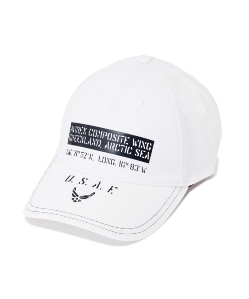 AVIREX(AVIREX)/《GOLF WEAR》U.S.A.F. M型 キャップ / U.S.A.F. CAP / アヴィレックス / AVIREX/ホワイト