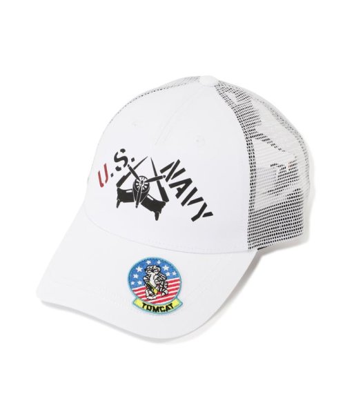 AVIREX(AVIREX)/《GOLF WEAR》エアープレイン Ｍ型 キャップ / AIR PLANE CAP / アヴィレックス / AVIREX/ホワイト