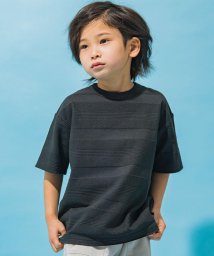 WASK/ジャガードニットボーダーBIGＴシャツ(100~160cm)/505304082