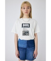 moussy(マウジー)/COLLAGE 23 Tシャツ/WHT