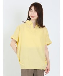 m.f.editorial/リネン混 半袖シャツチュニック レディース シャツ カットソー トップス ブラウス カジュアル インナー ビジネス ギフト プレゼント/505304632