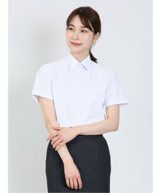m.f.editorial/透け防止 形態安定 レギュラーカラー 半袖シャツ/505304634
