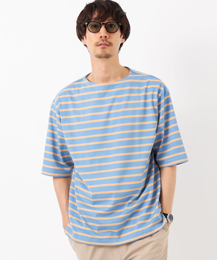 セール】GIZA バスクボーダー Tシャツ(505290342) | グリーンレーベル