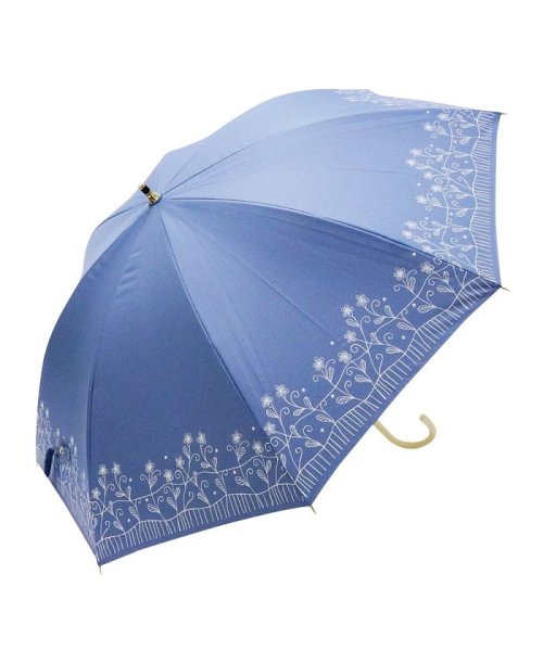 BACKYARD FAMILY(バックヤードファミリー)/晴雨兼用日傘 50cm シルバーコーティング/ブルー