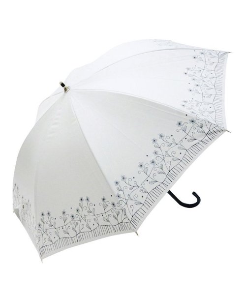 BACKYARD FAMILY(バックヤードファミリー)/晴雨兼用日傘 50cm シルバーコーティング/ホワイト