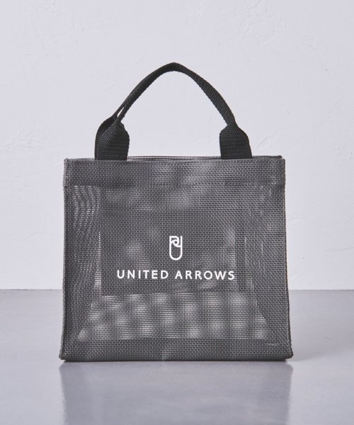 UNITED ARROWS(ユナイテッドアローズ)/ロゴ メッシュ トートバッグ S/MDGRAY