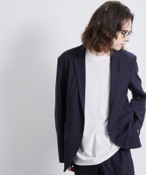 JUNRed(ジュンレッド)/ポリエステルニットメッシュジャケット/ネイビー（40）