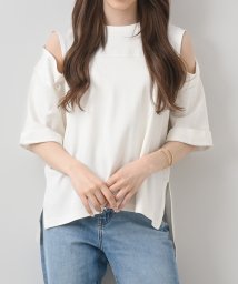 felt maglietta/オープンショルダー半袖Tシャツ/505305907