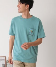 ikka(イッカ)/ブックマンサガラ刺繍ポケTシャツ/ミント