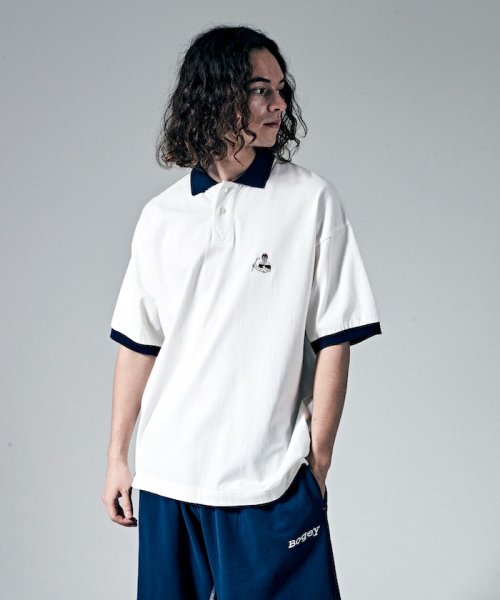 Penguin by Munsingwear(ペンギン　バイ　マンシングウェア)/”BOGEY MAN”  POLO SHIRT/ボギーマンポロシャツ【アウトレット】/ホワイト