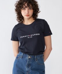 TOMMY HILFIGER(トミーヒルフィガー)/ベーシックロゴTシャツ/ネイビー 