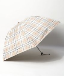POLO RALPH LAUREN(umbrella)(ポロラルフローレン（傘）)/晴雨兼用折りたたみ日傘　チェック　POLO BEAR/ベージュ