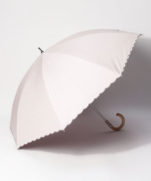 POLO RALPH LAUREN(umbrella)(ポロラルフローレン（傘）)/晴雨兼用日傘　ストライプドット/ピーチ