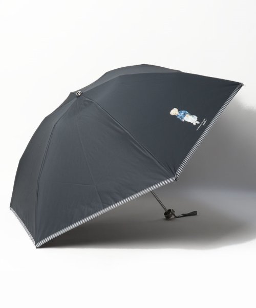 POLO RALPH LAUREN(umbrella)(ポロラルフローレン（傘）)/晴雨兼用折りたたみ日傘　POLO BEAR/ブラック