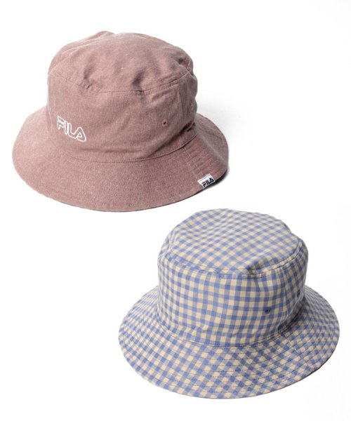 FILA（Hat）(フィラ（ボウシ）)/FLW REV BUCKETHAT/ピンク