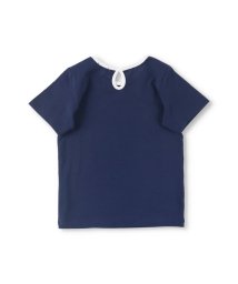 BRANSHES(ブランシェス)/【WEB限定】衿配色半袖Tシャツ/ネイビーブルー