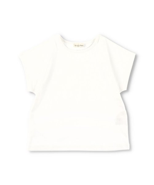BRANSHES(ブランシェス)/【WEB限定】ドルマン半袖Tシャツ/オフホワイト