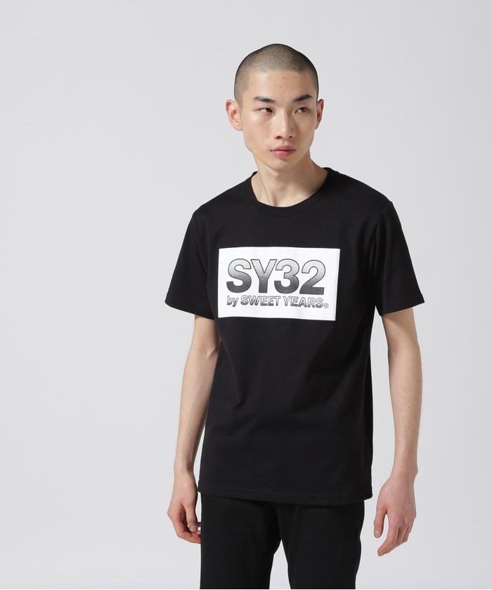 SY32 by SWEETYEARS/GRADATION DOT BOX LOGO TEE(505307011