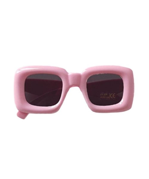 CLARAH　kids(クララキッズ)/キッズ サングラス UV400 紫外線カット 海水浴 プール 旅行 カラバリ 女の子 男の子  /ピンク