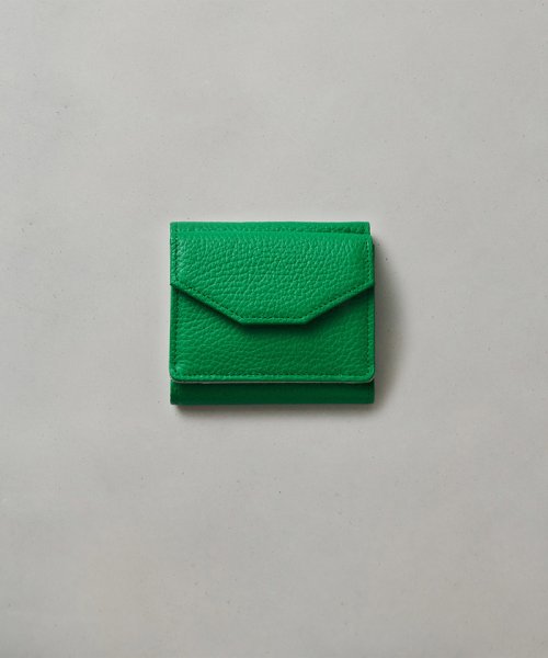 ROPE'(ロペ)/【E'POR】JUDD Wallet Mini（三つ折りミニ財布）/グリーン（30）