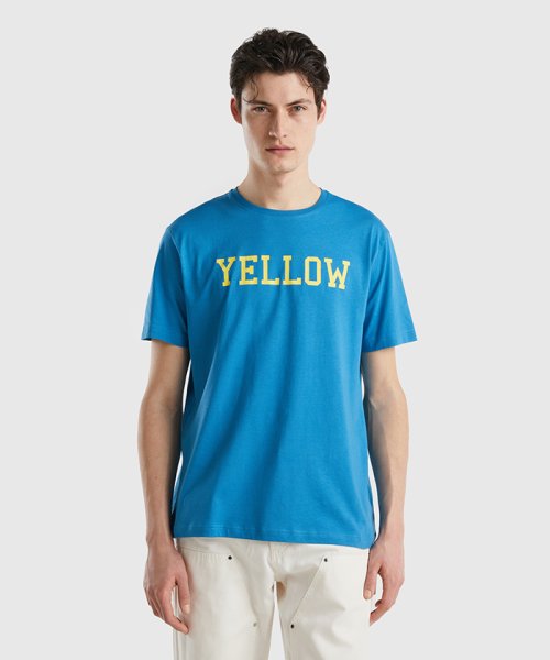 BENETTON (mens)(ベネトン（メンズ）)/カラー半袖Tシャツ・カットソー/ライトブルー