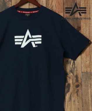 marukawa shonan/【ALPHA/アルファ】Aマーク 半袖 プリントTシャツ/レディース メンズ 半袖 ミリタリー Tシャツ カジュアル トップス 夏/505269842