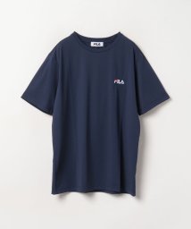 fila(men)(フィラ（メンズ）)/【ラン】接触冷感 UVカット クルーネックTシャツ メンズ/ネイビー