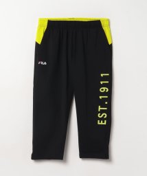 fila(men)(フィラ（メンズ）)/【ラン】ロゴプリント クロップドパンツ メンズ/ブラック