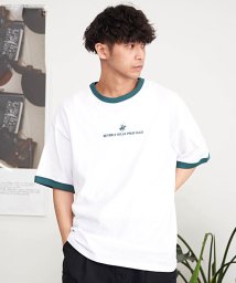 SB Select(エスビーセレクト)/BEVERLY HILLS POLO CLUB 天竺刺繍半袖Tシャツ/ホワイト系2