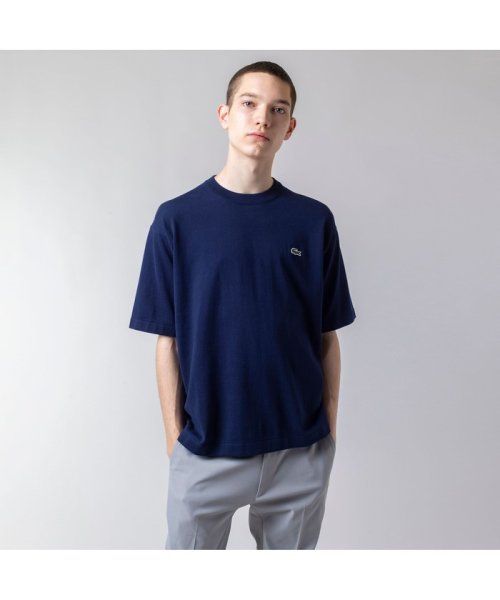 LACOSTE Mens(ラコステ　メンズ)/リラックスフィットニットTシャツ/ネイビー