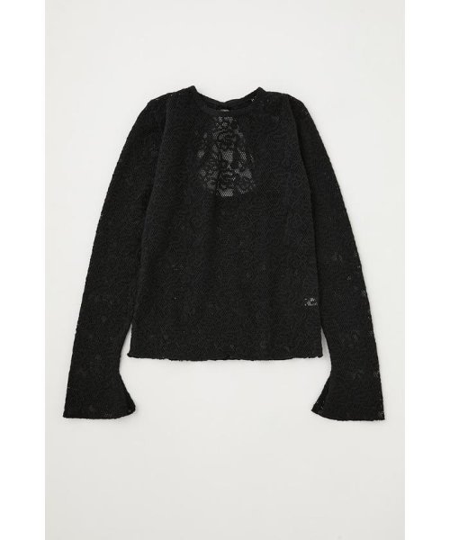 moussy(マウジー)/BACK OPEN LACE トップス/BLK