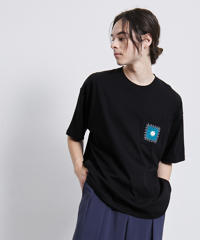 日/祝も発送 M_ moussy クロシェtシャツ - 通販 - redlinereview.com