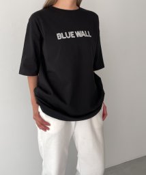 CANAL JEAN(キャナルジーン)/【ユニセックス】1975 TOKYO(1975 トーキョー)"BLUE WALL"半袖Tシャツ/ブラック