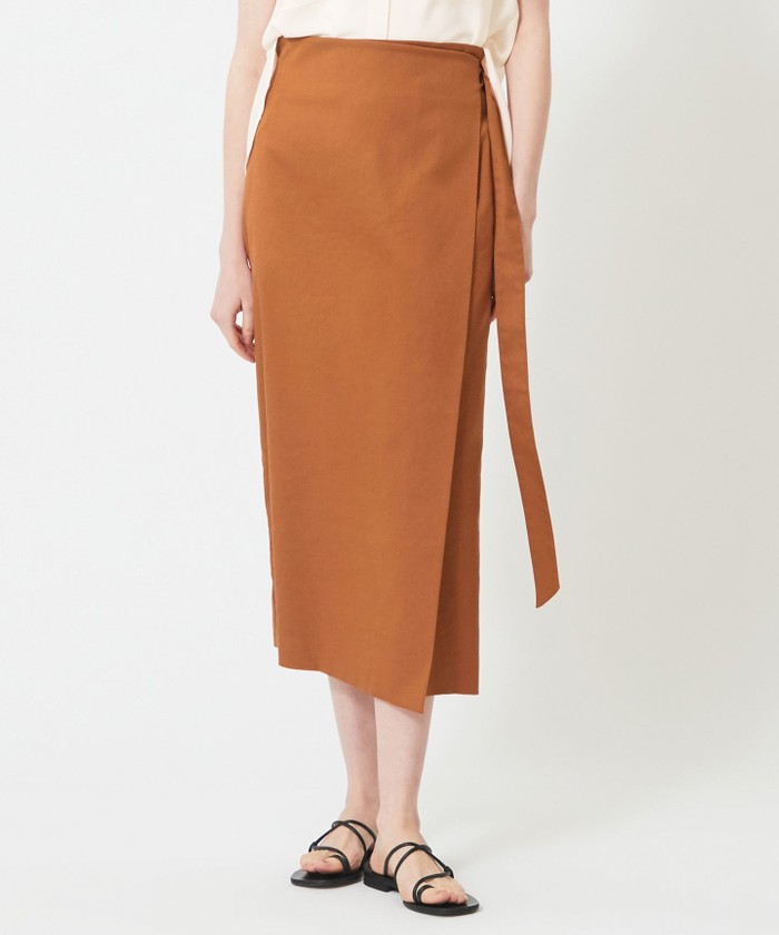 BEIGE IVY / ラップスカート OCRE 4 BEIGE IVY / ラップスカート OCRE 4
