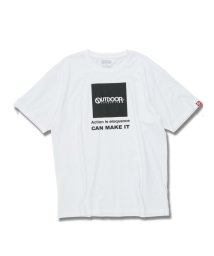 GRAND-BACK(グランバック)/【大きいサイズ】アウトドアプロダクツ/OUTDOOR PRODUCTS 綿天竺 クルーネック 半袖 メンズ Tシャツ カットソー カジュアル インナー ビジネス/ホワイト