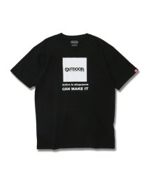 GRAND-BACK(グランバック)/【大きいサイズ】アウトドアプロダクツ/OUTDOOR PRODUCTS 綿天竺 クルーネック 半袖 メンズ Tシャツ カットソー カジュアル インナー ビジネス/ブラック