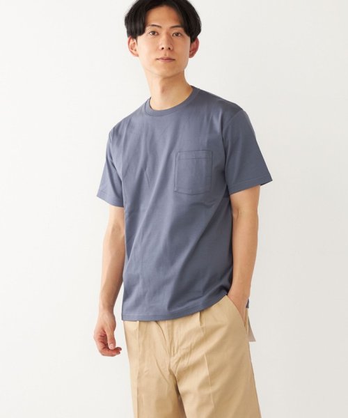 現品 tシャツ Tシャツ SHIPS Colors: 〈接触冷感〉シルケット コットン クルーネック ポケット tシャツ Tシャツ SHIPS Colors:〈接触冷感〉 シルケット コットン Vネック ポケット Tシャツ