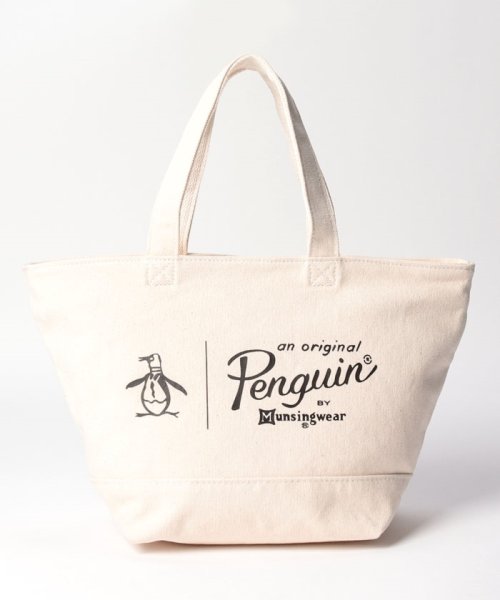 Penguin by Munsingwear(ペンギン　バイ　マンシングウェア)/CANVAS CART BAG / キャンバスカートバッグ/ホワイト