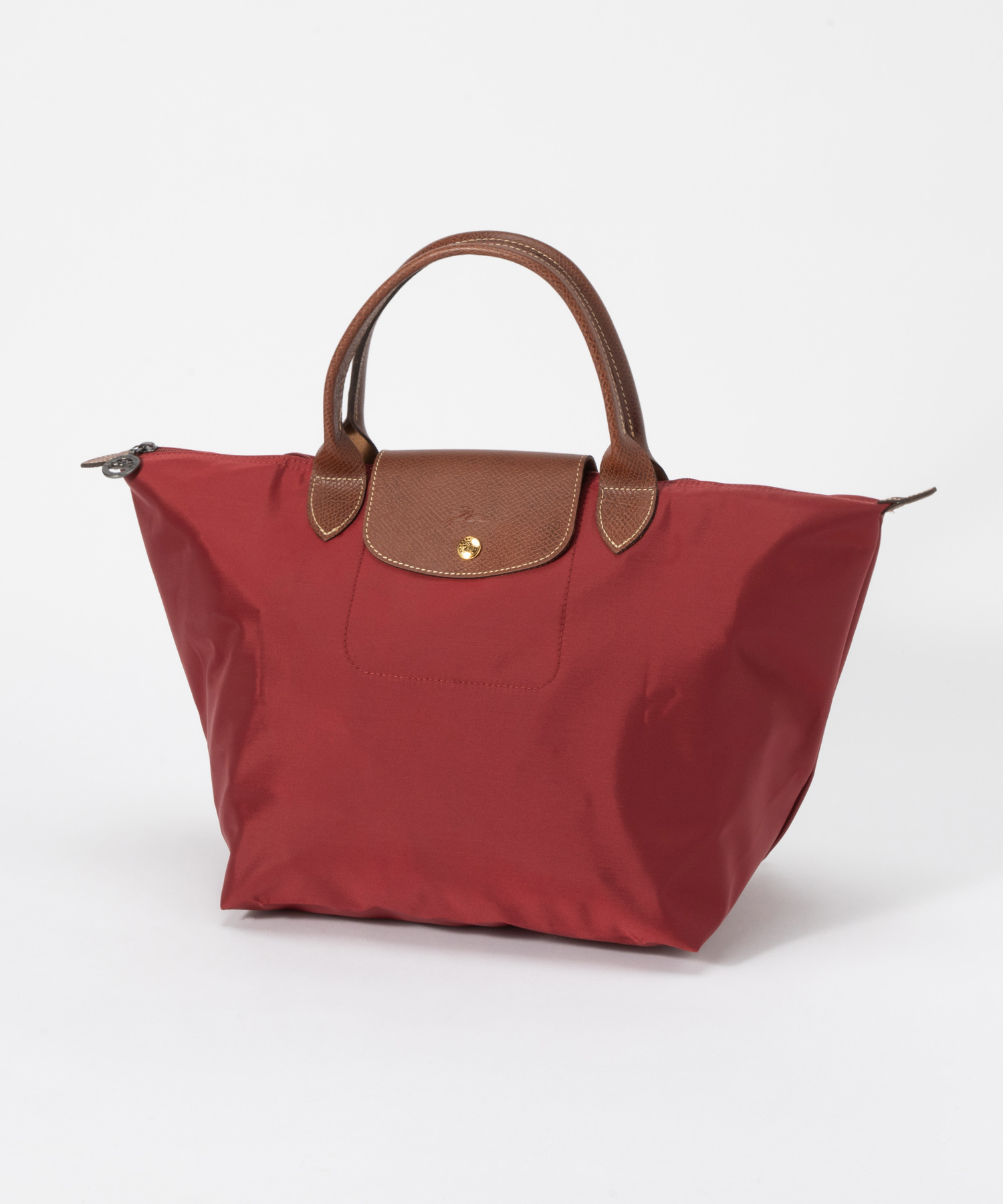 サントスピンク 【Longchamp】ロンシャン 金馬 ハンドバッグ