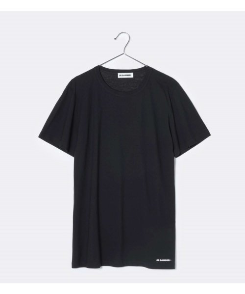 Jil Sander(ジル・サンダー)/ジルサンダー プラス JIL SANDER+ J47GC0012 J45031 Tシャツ メンズ トップス 半袖 ロゴ カジュアル 春夏 コットン カットソー /ブラック