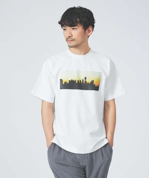 ABAHOUSE(ABAHOUSE)/【CITY】フォトプリント ポンチ 半袖 Tシャツ/ホワイト系その他1