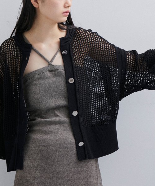 パターンメッシュカーディガン 人気・おすすめ｜使いやすい・旅行におすすめ 品質保証 全国発送 在庫限り