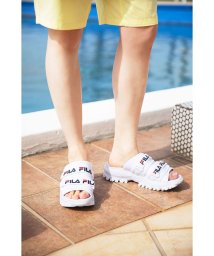 FILA（Shoes）/OUTDOOR SLIDE/ アウトドアスライド カジュアルサンダル ユニセックス ストリート / ホワイト/505308959