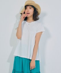 NIJYUSANKU(23区)/【洗える】ALBINIジャージー Aライン Tシャツ/ホワイト系