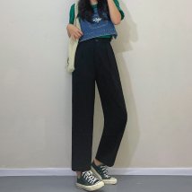 miniministore/セミワイドパンツ カラーパンツ 9分丈/505310951