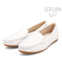 MADRAS(マドラス)/MODELLO 比類ないしなやかさと快適な履き心地が生まれる 人気の『SOFURA』シリーズ  ドライビングシューズ　DML5039V/ホワイト