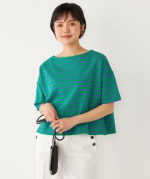 SHIPS Colors WOMEN/SHIPS Colors:〈洗濯機可能〉ボーダー クロップドTEE/505311673