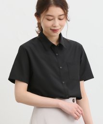 Honeys(ハニーズ)/半袖レギュラーシャツ/ブラック
