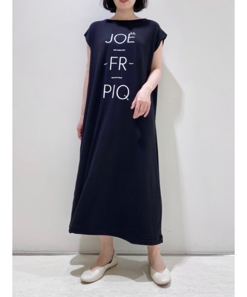 【JOEL ROBUCHON】レーヨンロゴワンピース